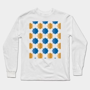 Elegant Moroccan Zellij Tiles Long Sleeve T-Shirt